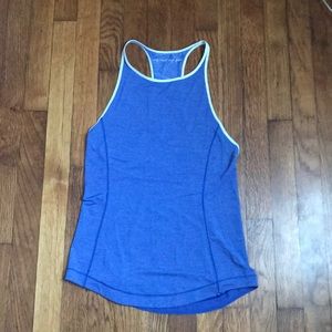 Lululemon high neck tank top, blue, size 2